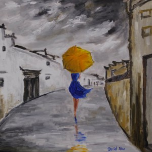 girl umbrella